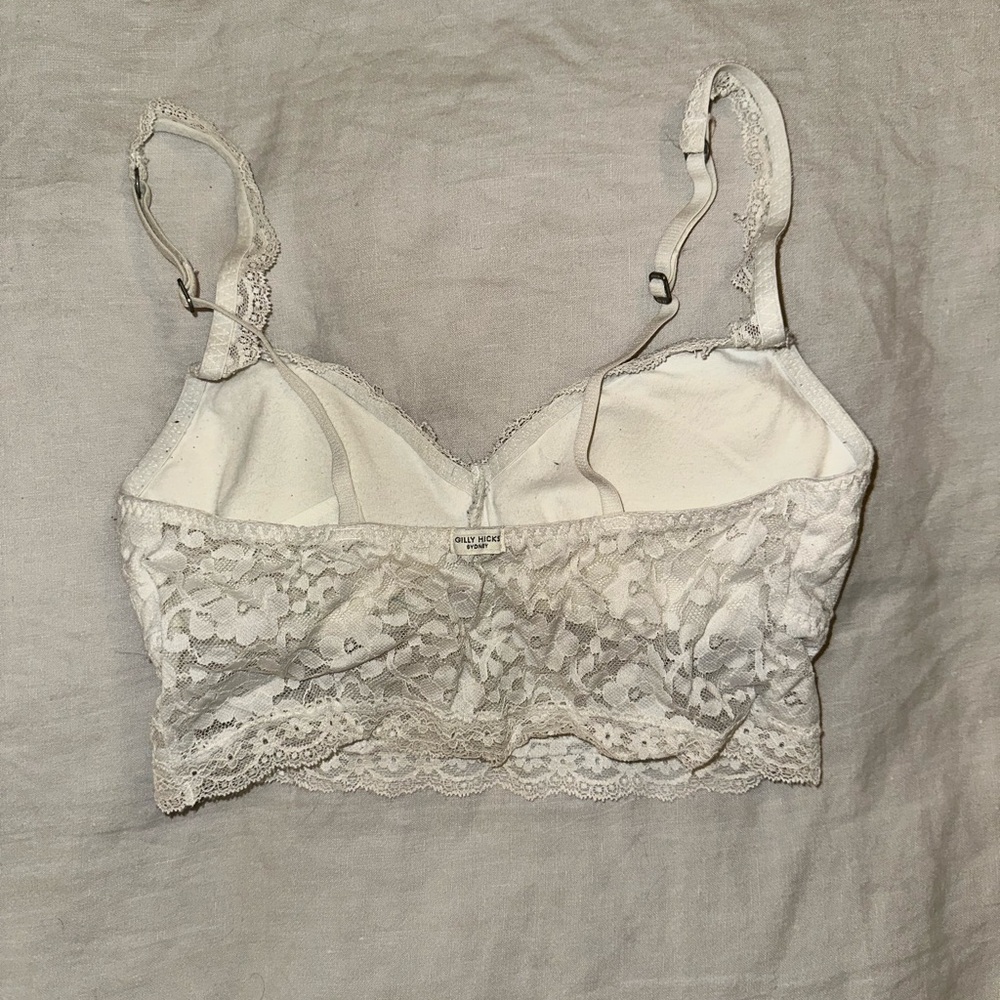 Gilly Hicks Lace Bralette in Cream - Picture 3 of 4